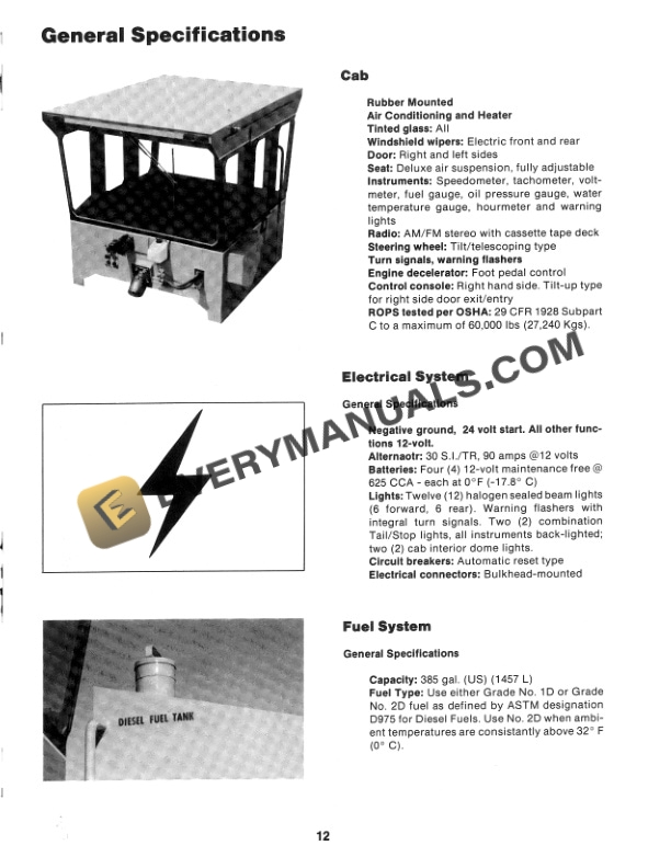 Case 9190 Tractor Operator Manual 9-12680-2