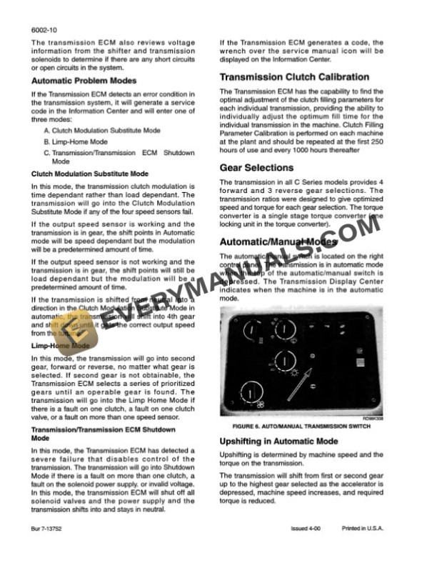 Case 921C Loader Service Manual 7-13502-3