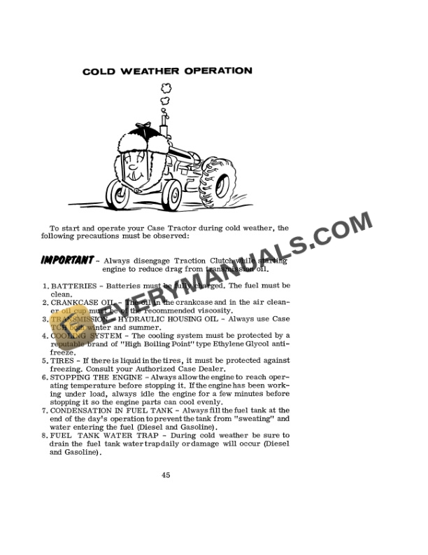 Case 930 Comfort King Tractor Operator Manual 9-1575 PDF 5 Case 930 Comfort King Tractor Operator Manual 9-1575 PDF - Image 3