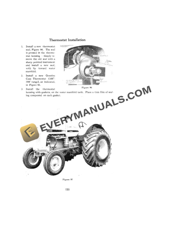 Case 930 Diesel Wheel Tractor Operator Manual 9-961-5