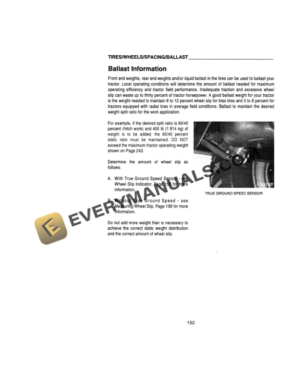 Case 9350 Tractor Operator Manual 9-26040-4