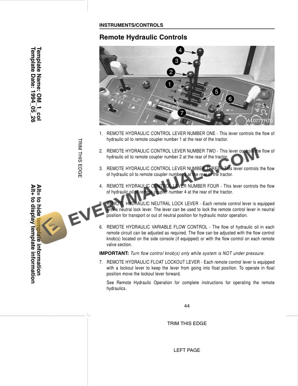 Case 9370, 9380, 9390 Tractor Operator Manual 9-29652 PDF 4 Case 9370, 9380, 9390 Tractor Operator Manual 9-29652 PDF - Image 2