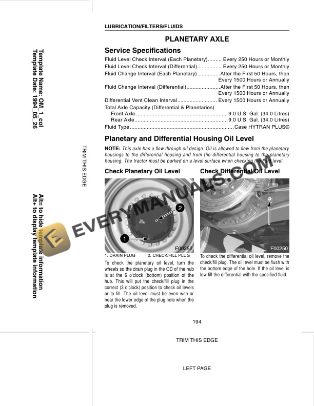 Case 9370, 9380, 9390 Tractor Operator Manual 9-29652 PDF 7 Case 9370, 9380, 9390 Tractor Operator Manual 9-29652 PDF - Image 5