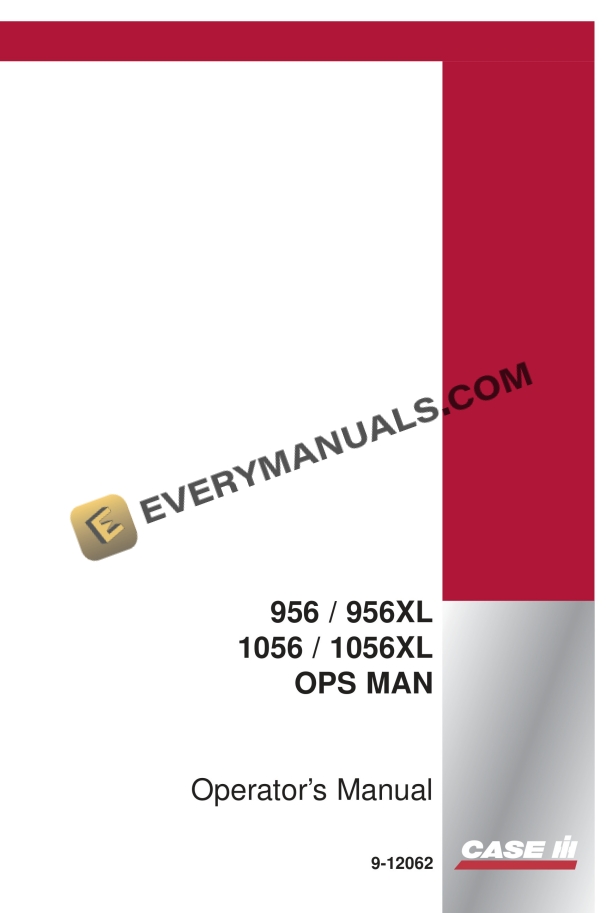 Case 956, 956XL, 1056, 1056XL OPS MAN Operator Manual 9-12062 PDF 2 case 956 956xl 1056 1056xl ops man operator manual 9 12062 1