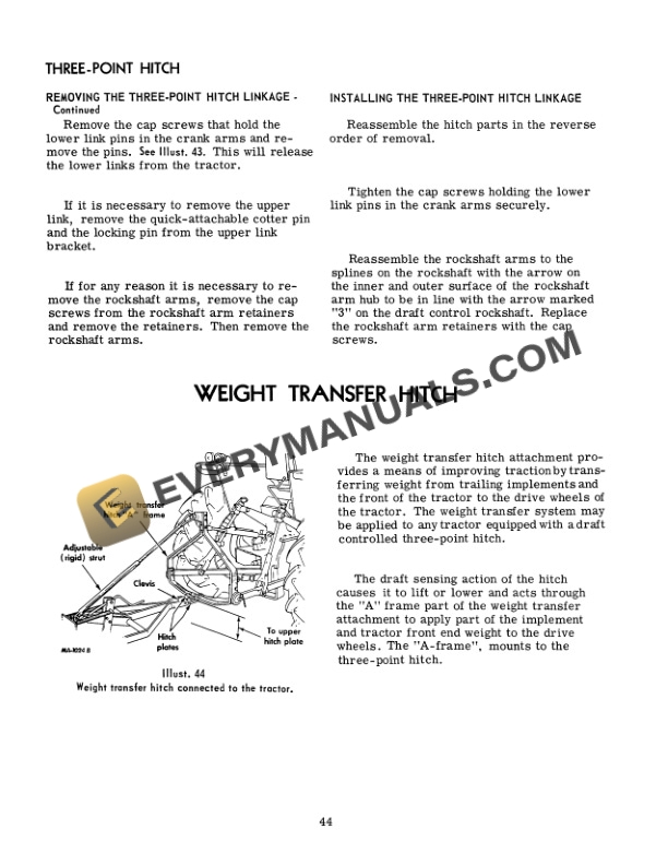 Case 966 Tractor Operator Manual 1082944R1 PDF 5 Case 966 Tractor Operator Manual 1082944R1 PDF - Image 3