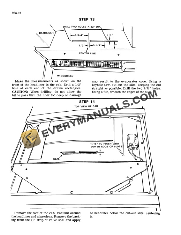 Case 970, 1070 Tractor Service Manual 9-79333-5