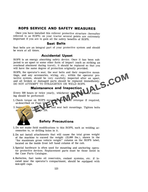 Case 970 Tractor Operator Manual 9-4412. PDF 7 Case 970 Tractor Operator Manual 9-4412. PDF - Image 5