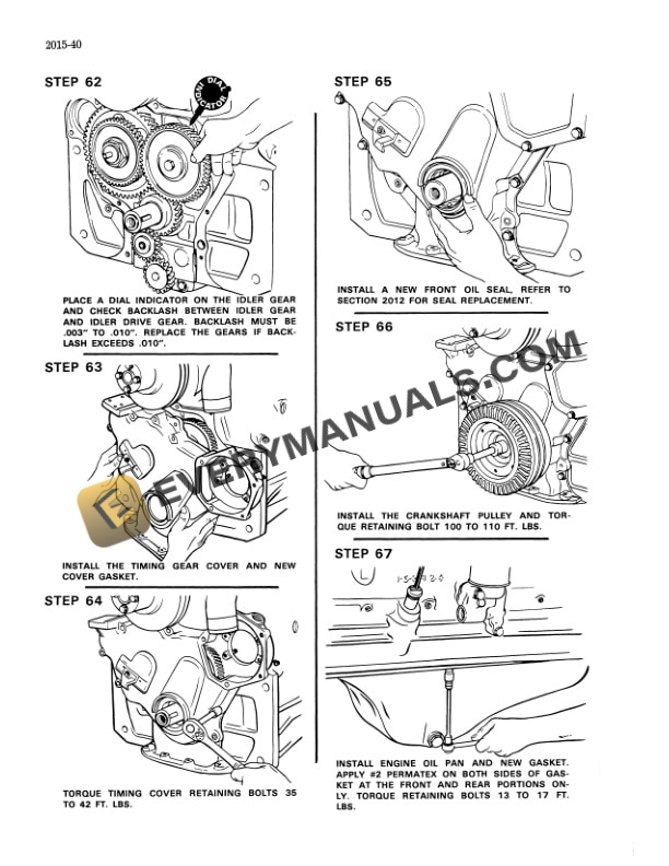 Case 980B Excavator Service Manual 9-66739-2