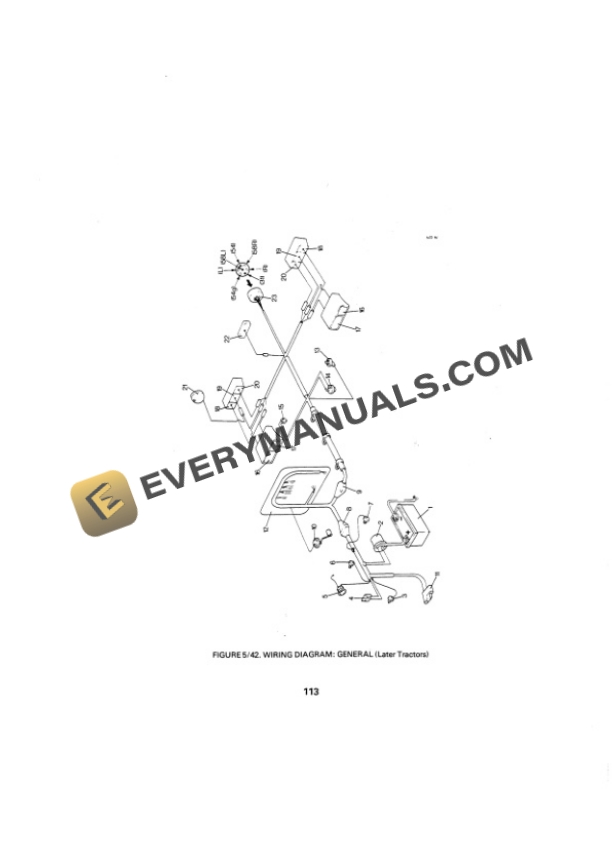 Case 990, 996 4WD Tractor Operator Manual 9-5108.-5