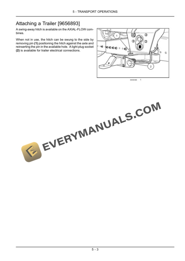Case Axial-Flow 7230, 8230, 9230 Tractor Operator Manual AF30T4-3