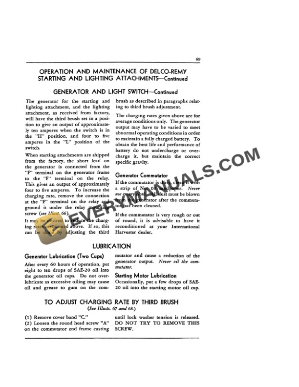 Case B-Series Farmall Tractor Operator Manual 1008034R4-5