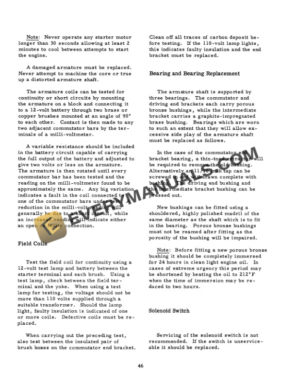 Case B275 Tractor Service Manual GSS-1249-5