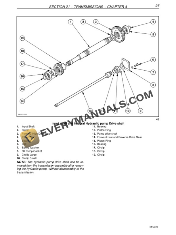 Case Backhoe Loader 580SR, 590SR, 695SM, 695SR Service Manual 9-91452-2