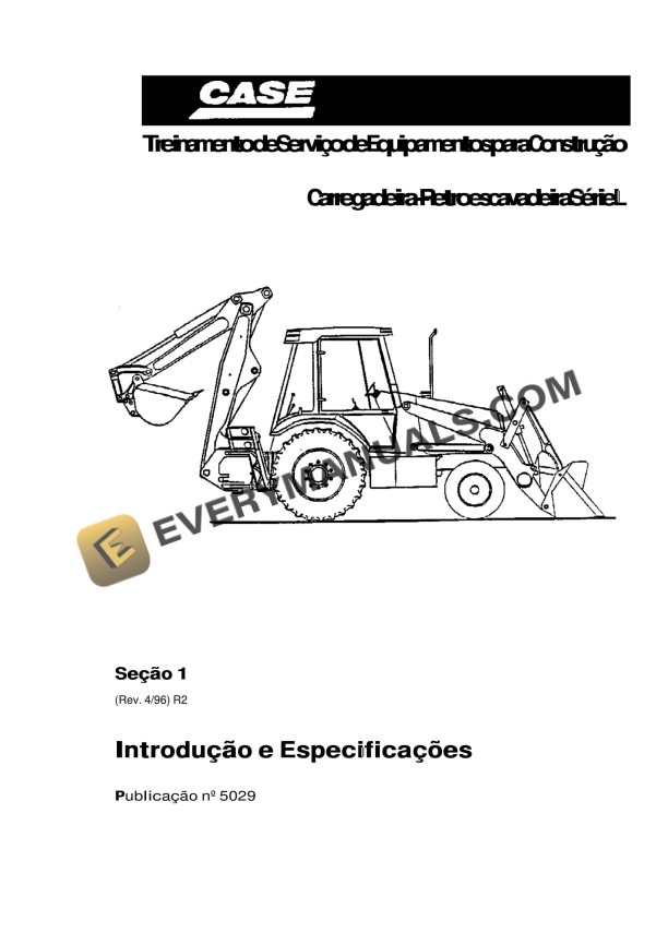 case backhoe loader series l service training 311625380 es 1