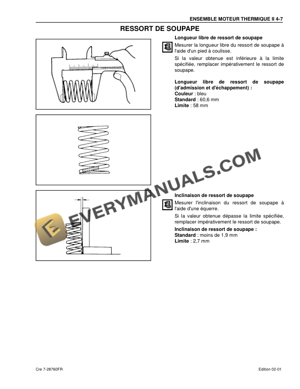 Case BB-4BG1T, BB-6BG1T Isuzu Engine Service Manual 7-28760 FR-3