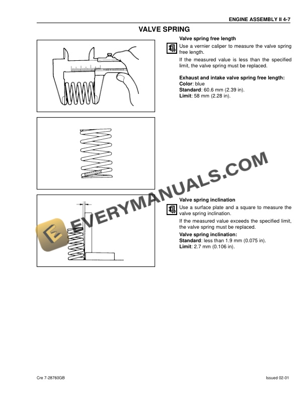 Case BB-4BG1T, BB-6BG1T Isuzu Engine Service Manual 7-28760GB-3