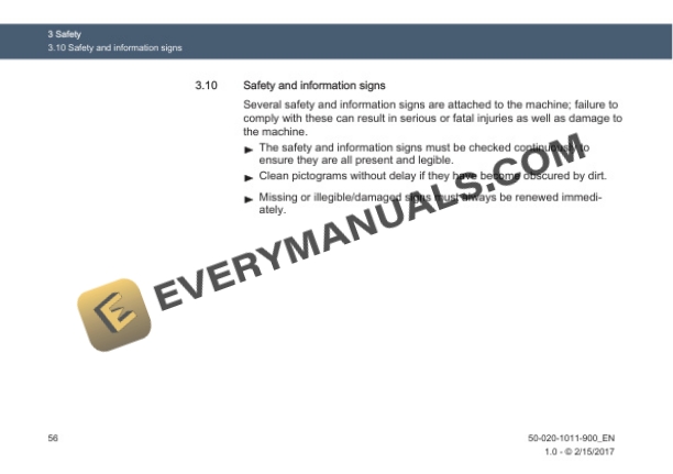 Case Bergmann Dumper 4010 Operating Instruction 50-020-1011-900 PDF 4 Case Bergmann Dumper 4010 Operating Instruction 50-020-1011-900 PDF - Image 2