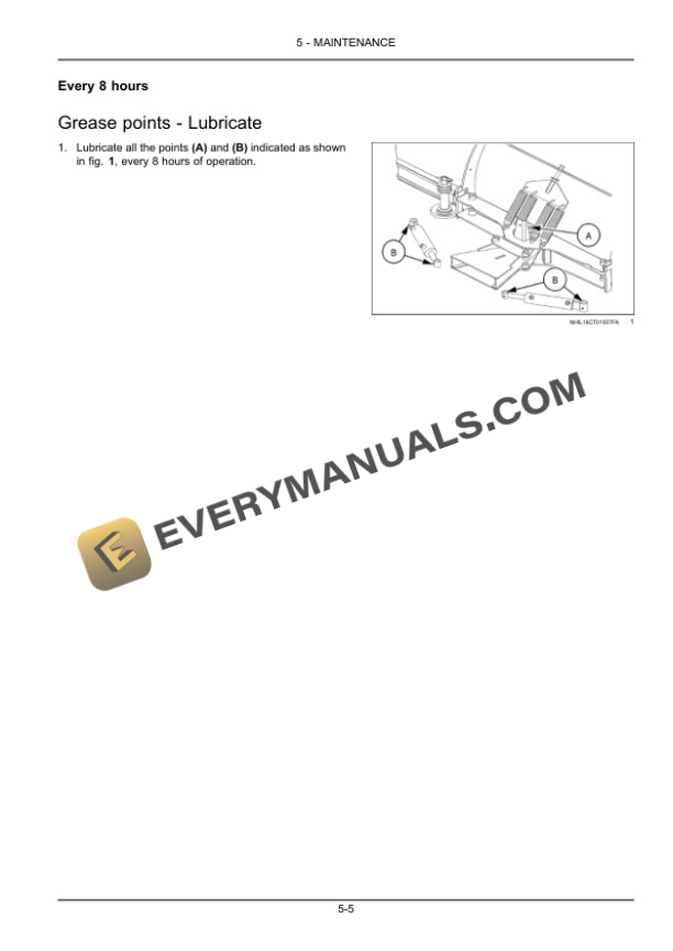 Case BM172H, BM184H Front Blade for Compact Tractor Attachment Operator Manual 48082151-5