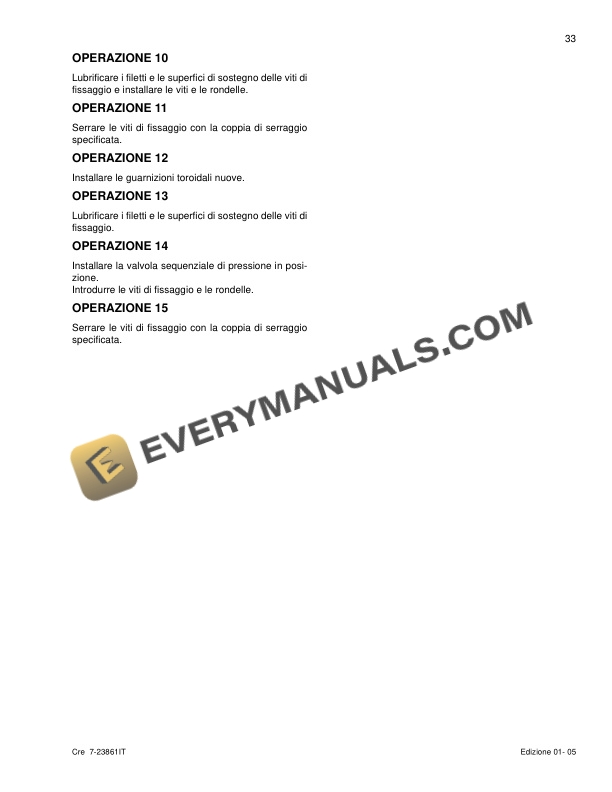Case CB Series Hydraulic Hammer Service Manual 6036722000 IT-5