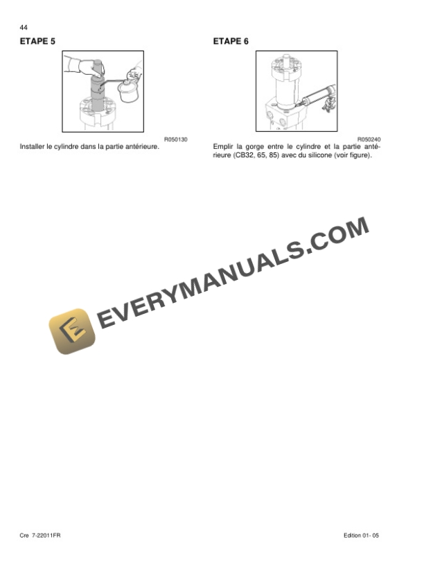 Case CB Series Hydraulic Hammer Service Manual 6036722200 FR PDF 5 Case CB Series Hydraulic Hammer Service Manual 6036722200 FR-3