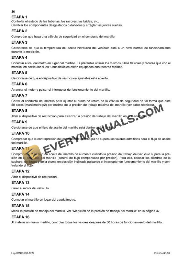 Case CB Series Service Manual 6036722303 FR-2