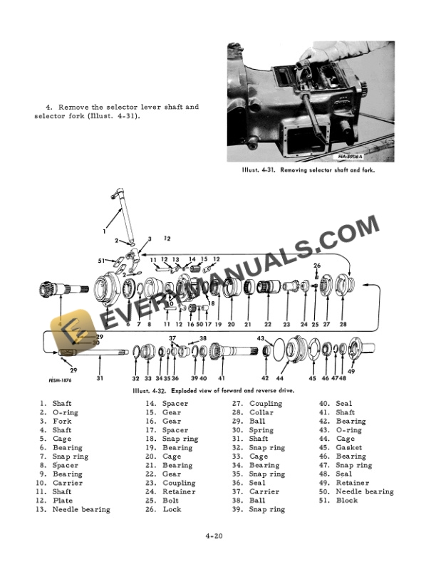 Case Chassis F-544 Tractor Service Manual GSS1396 PDF 4 Case Chassis F-544 Tractor Service Manual GSS1396 PDF - Image 2