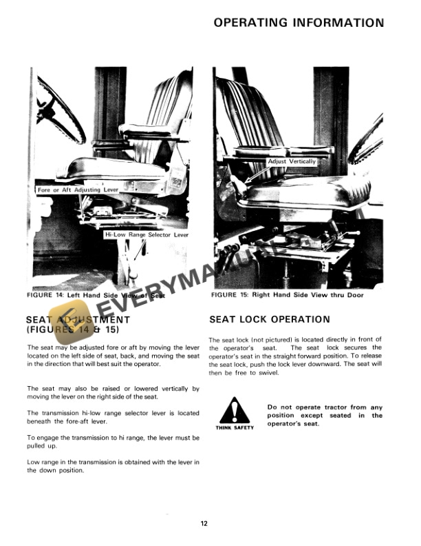 Case Cougar II Tractor Operator Manual 37-036 PDF 5 Case Cougar II Tractor Operator Manual 37-036 PDF - Image 3