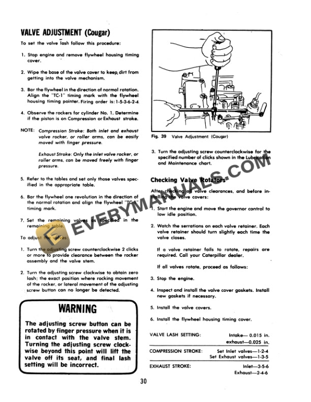 Case Cougar Tiger Tractor Operator Manual 37-002-4