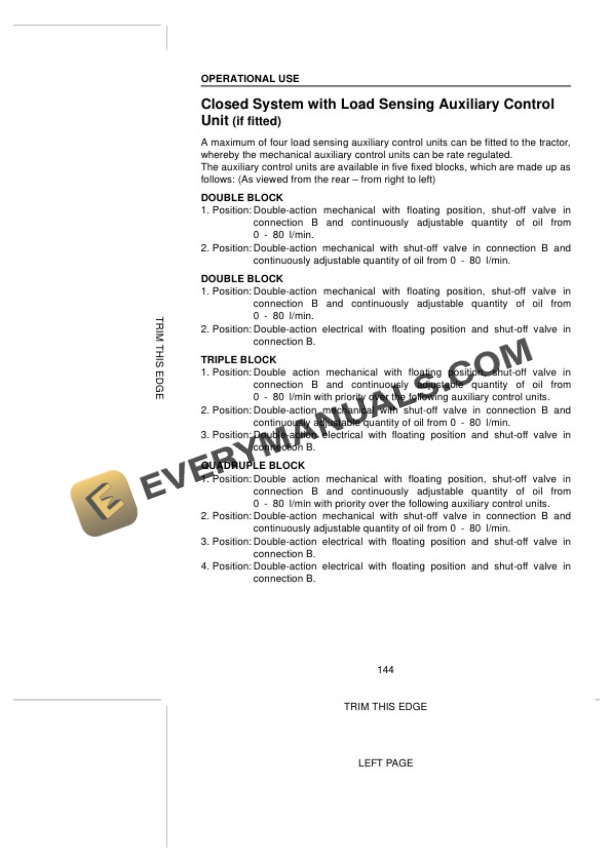 Case CS110, CS120, CS130, CS150 High-Tech Tractor Operator Manual 6-21220-4