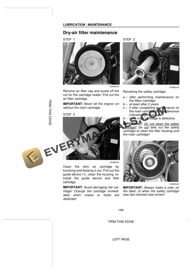 Case CS110, CS120, CS130, CS150 High-Tech Tractor Operator Manual 6-21220-5