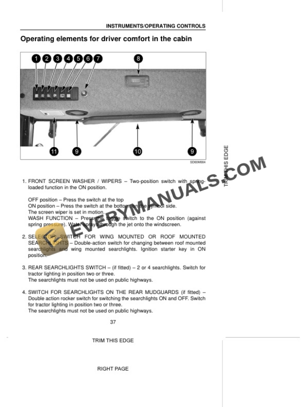 Case CS68, CS68a, CS75a Multitrac Operator Manual 6-25510 PDF 4 Case CS68, CS68a, CS75a Multitrac Operator Manual 6-25510 PDF - Image 2
