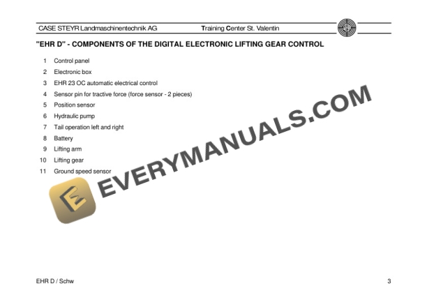 Case CS78, CS86, CS94 Tractor Service Training Manual 7-96911-5