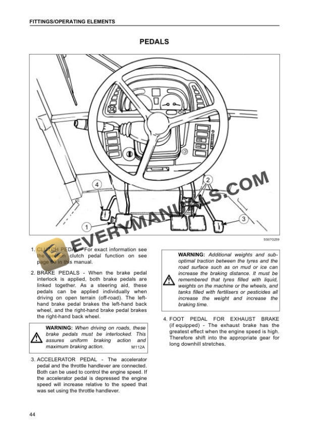 Case CS85 Pro, CS95 Pro, CS105 Pro Tractor Operator Manual 87717983-2