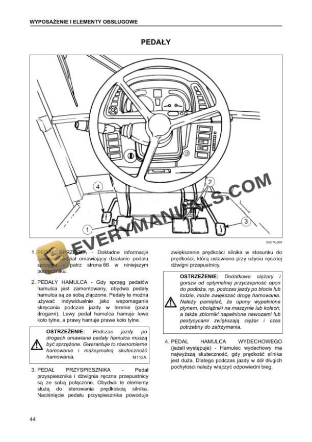 Case CS85 Pro, CS95 Pro, CS105 Pro Tractor User Manual 87717989 PL-2