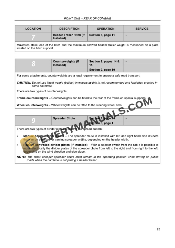 Case CT5050, CT5060, CT5070, CT5080 Tractor Technical Instalation Manual 6-66840-2