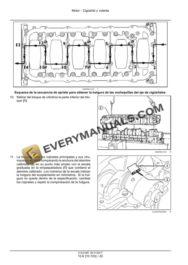 Case Cursor 10 Tier 4A (Interim) and Stage IIIB Engine Service Manual 51421987 ES-3
