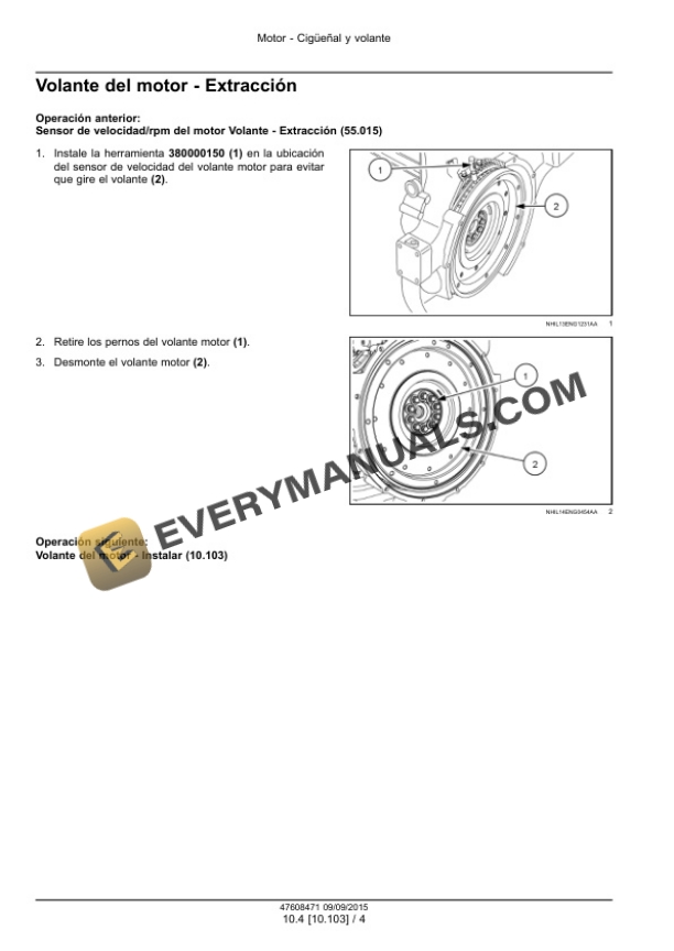 Case Cursor 11 Tier 4B (Final) and Stage IV Motor Service Manual 47608471 ES-2