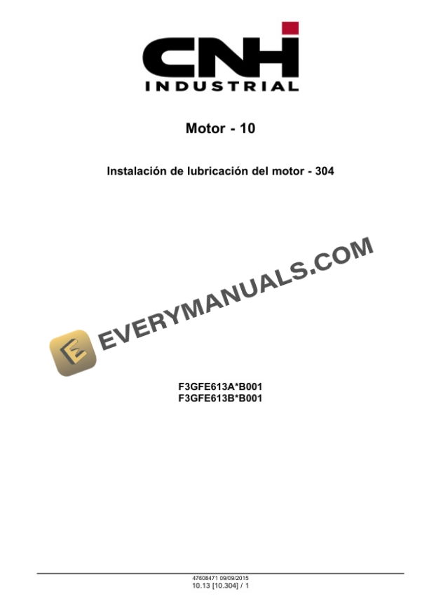 Case Cursor 11 Tier 4B (Final) and Stage IV Motor Service Manual 47608471 ES-4