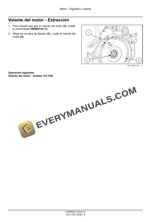 Case Cursor 13 Single Stage Turbocharger Tier 4B (Final) and Stage IV Engine Service Manual 47869989 ES-2