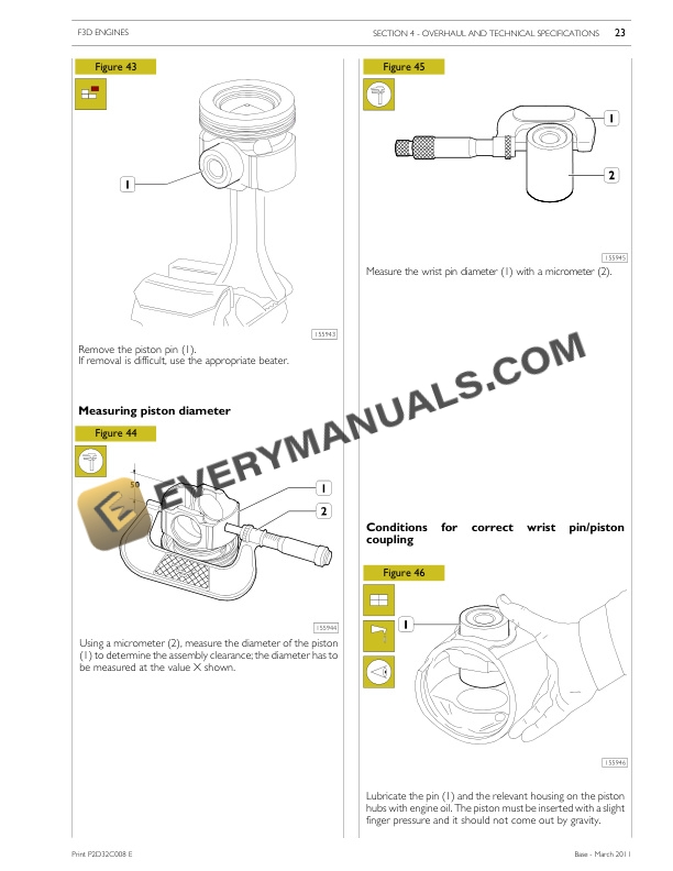 Case Cursor 13 Tier 4a Two Stage Turbocharger Engine Service Manual 84474501-5