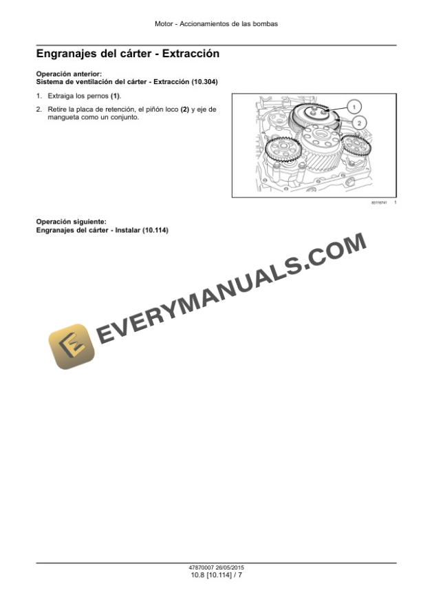 Case Cursor 13 Two Stage Turbocharger Tier 4B (Final) and Stage IV Engine Service Manual 47870007 ES-3