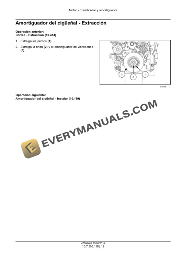 Case Cursor 13 Two Stage Turbocharger Tier 4B (Final) Motor Service Manual 47608461 ES-3