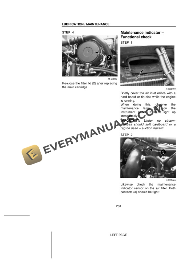 Case CVX 1135, CVX 1145, CVX 1155, CVX 1170, CVX 1190 Tractor Operator Manual 6-37141-5