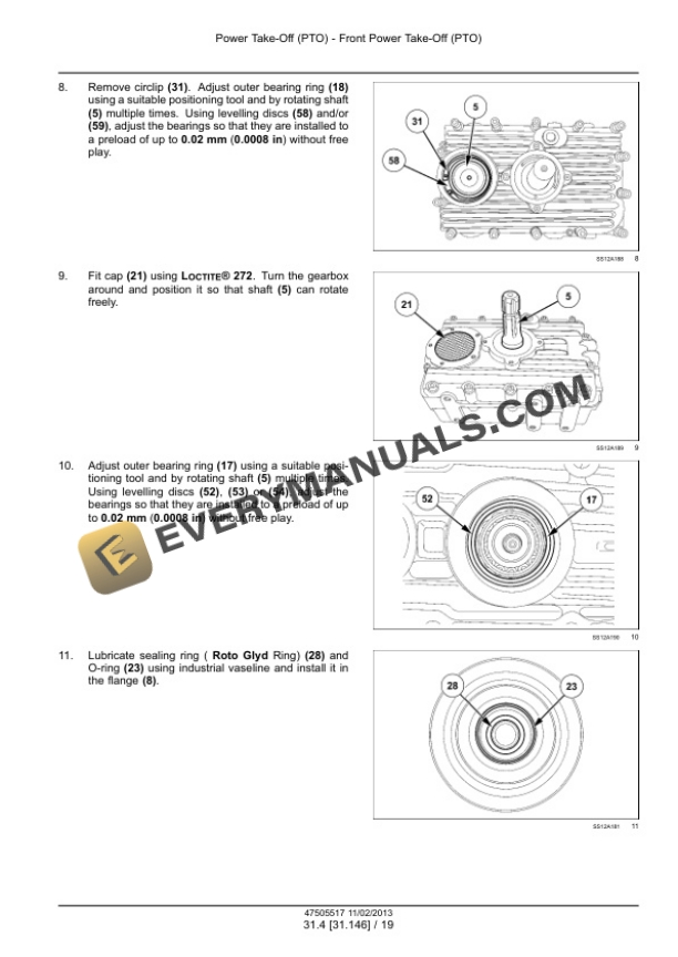 Case CVX 140, CVX 150, CVX 160, CVX 175, CVX 195 Tractor Service Manual 47505517 PDF 5 Case CVX 140, CVX 150, CVX 160, CVX 175, CVX 195 Tractor Service Manual 47505517 PDF - Image 3