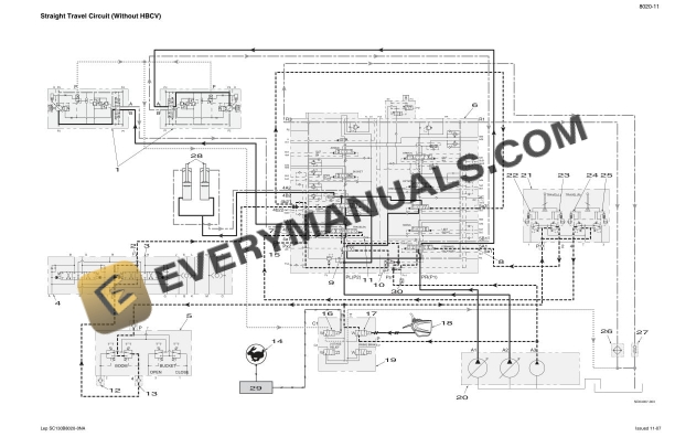 Case CX130B Crawler Excavator Service Manual 84139197B NA-5