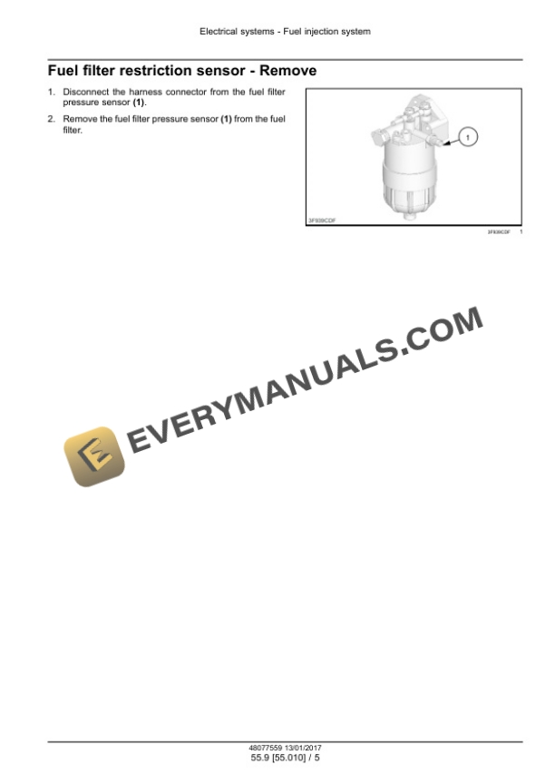Case CX130C Crawler Excavator Service Manual 48077559 PDF 7 Case CX130C Crawler Excavator Service Manual 48077559 PDF - Image 5