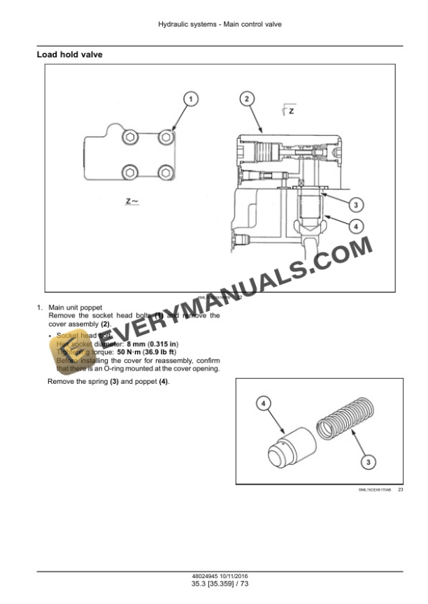 Case CX130C Hydraulic Excavator Service Manual 48024945-2