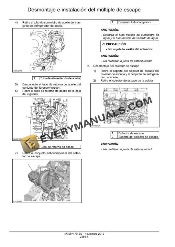 Case CX130C Tier 4 Excavator About Orugas Service Manual 47369717B BR PDF 4 Case CX130C Tier 4 Excavator About Orugas Service Manual 47369717B BR-2