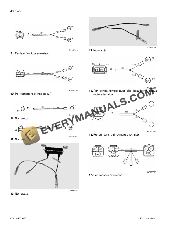 Case CX135SR Crawler Excavator Schematic Set 9-53240IT-4