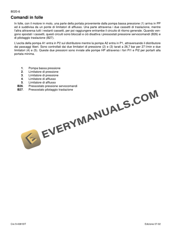 Case CX135SR Crawler Excavator Schematic Set 9-53240IT-5